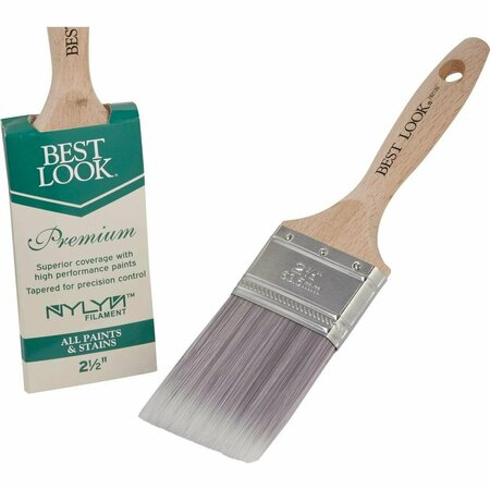 BEST LOOK Premium 2.5 In. Flat Nylyn Paint Brush DIB 436-250
